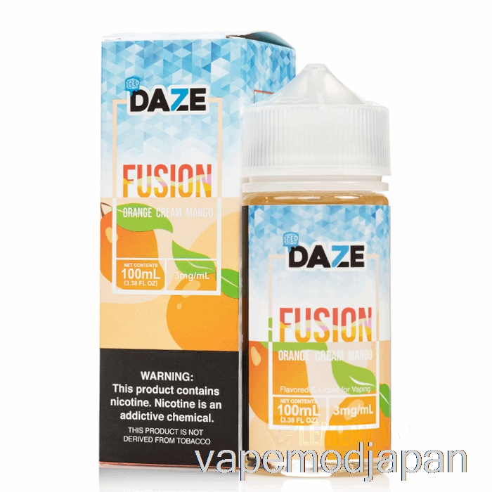 VAPE MOD アイス オレンジ クリーム マンゴー - 7 デイズ フュージョン - 100ml 3mg